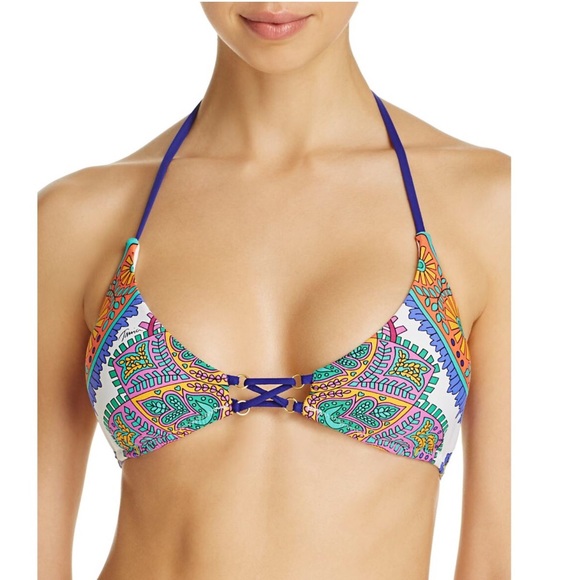 Trina Turk Other - Trina Turk Pacific Paisley Tri Bonita Bikini Top